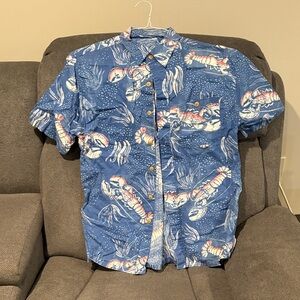 Croft & Barrow Blue and White Casual Shirt